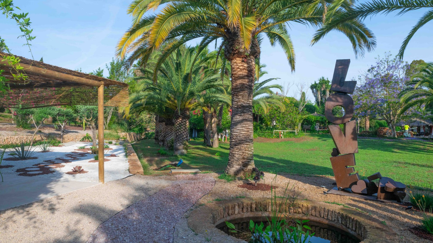 Love tower in Cor-Ten steel
