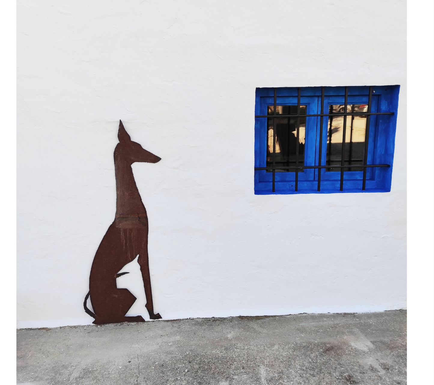 Seated Podenco 2D